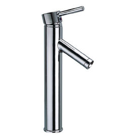 China Basin Faucet Bathroom Vessel Sink Faucets , Single Handle Metered Faucets for Home supplier
