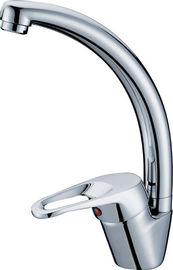 China Contemporary Brass Kitchen Sink Water Faucet Mixer Taps with Polished Chrome supplier