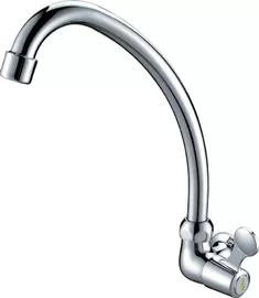 China Deck Mounted Kitchen Sink Cold Water Faucet with Single Lever , Ceramic Cartridge supplier
