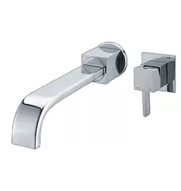 China Wall Mounted Basin Mixer Taps with Two Hole , Cold Hot Automatic Mixed Basin Faucet supplier
