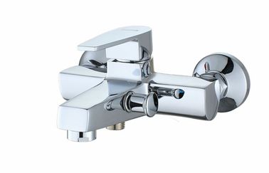 China Square Wall Mounted Single Handle Tub And Shower Faucet with Brass Body , HN-3B65 supplier