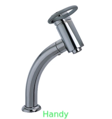 China Circle Handle Single Hole Sink Faucet made of 59% brass with testing report supplier