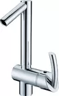 H59 Brass Kitchen Sink Water Faucet One handle , Ivory Chrome Mixer Tap