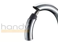 1 Hole Chrome Kitchen Sink Water Faucet Ceramic Kitchen Tap with Pull Out Spray