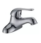 Chrome Polished Bathroom Basin Mixer Faucet with 2 Holes , HN-5A04