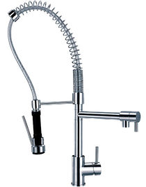 China Brass Deck Mounted Kitchen Water Faucet with 360 Degree Rotated Spout HN-4C16 supplier