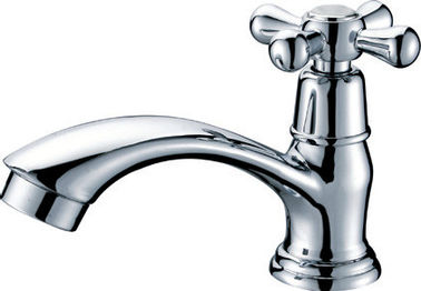 China Brass Chrome Plated Single Cold Water Faucet Basin Tap with One Handle , HN-5A30 supplier