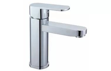 China Deck Mounted Single Hole Bathroom Sink Faucet with One Handle , Brass Basin faucet supplier
