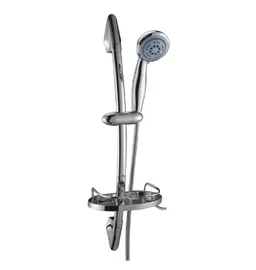 China Sliding Bar Wall Mount Bathroom Sink Faucet Concealed Taps , Polished Chrome supplier