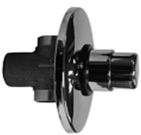 Concealed Shower Self Closing Valve, Brass Construction, Polished Chrome