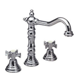 Brass Two Handle Household Kitchen Sink Water Faucet Europe Archaize 3 Hole Kitchen Tap