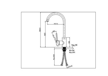 Contemporary Single Handle Kitchen Sink Water Faucet