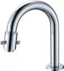 Polished Chrome Kitchen Sink Water Faucet Ceramic with Rotated Switch HN-5C24