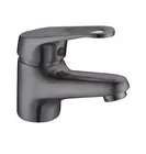 Brushed Nickel Antique Basin Mixer Faucet Taps with One Handle , Euro Style