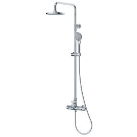 Contemporary ABS Hand Shower / Chrome One Handle Automatic Mixer Taps