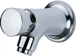 Water Saving Chrome Self Closing Faucet Taps Wall Mounted for Home Hotel , HN-7H05