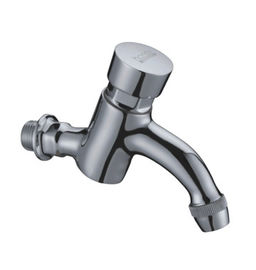 Modern Water Saving Self-Closing Faucets / Wall Mounted Brass Mixer Taps HN-7H07