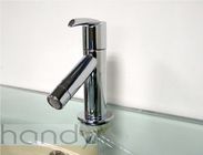 Contemporary Deck Mounted Single Cold Water Taps / Single Lever Basin Faucets