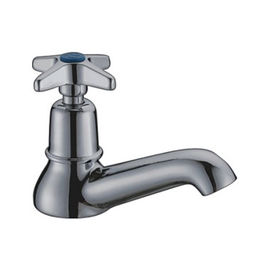 Modern Design Ceramic Cartridge Single Cold Water Taps Brass for School / Hospital