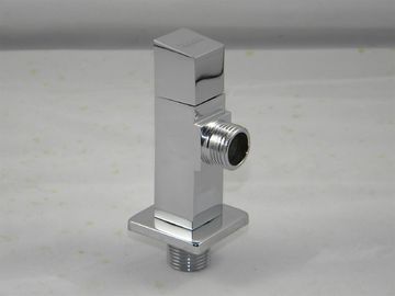 Modern Chrome Plated Square Shower Faucet Accessories with Low Pressure