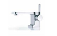 Contemporary Square Single Hole Bathroom Sink Faucet , Single handle Solid Brass Basin Mixer