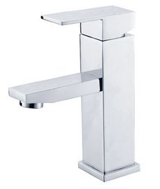 Square Brass Basin sink Faucet with quality guarantee 5 years