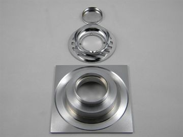 Chrome Plated Finishing Bathroom Hardware Sets Brass Floor Drain