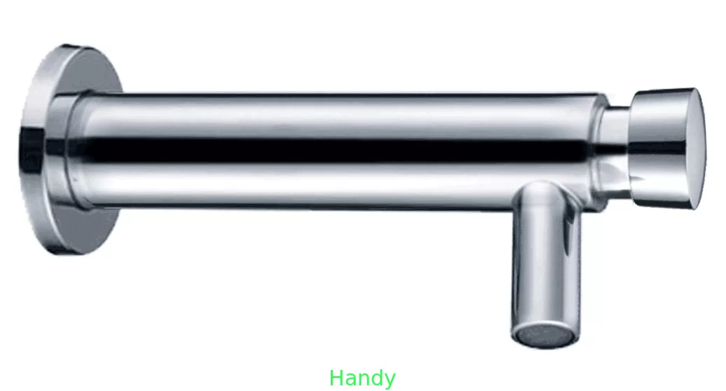 Customized Length Wall Mounted Self Closing Faucet With Delay Closing time 3 To 8 Seconds