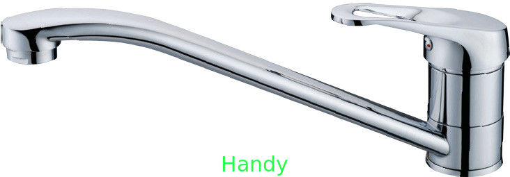 Single Hole Polished Kitchen Sink Water Faucet Streamlined Style HN-3C20 for Restaurant