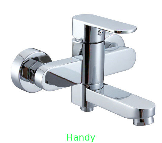 Two Hole Polished Single Handle Tub And Shower Faucet Mixer Taps HN-3B33