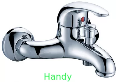 Brass Wall Mounted One Handle Mixer Taps Shower Faucet , 0.05MPa - 0.9MPa