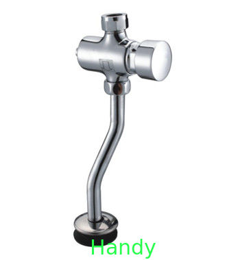 Brass 0.05 - 0.9MPA Toilet Flush Valves / Single Hole Self-closing Urinal Flush Valve