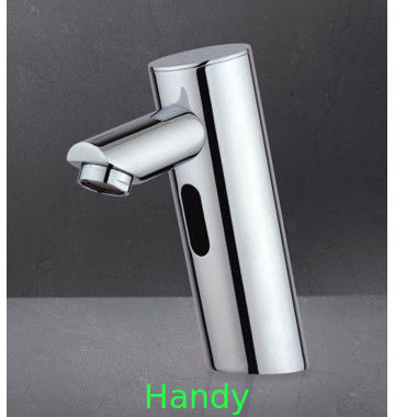 AC 220V Hospital Automatic Sensor Faucet / One Hole Brass Bathroom Sink Faucet HN-6A04