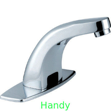 AC 220V Hospital Automatic Sensor Faucet / Brass Hands Free Bathroom Tap