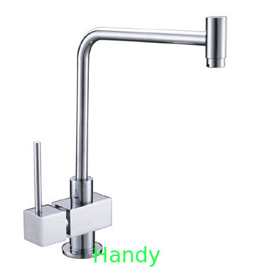 High Purity Brass Kitchen Sink Water Faucet , 360 Rotated Water Pipe
