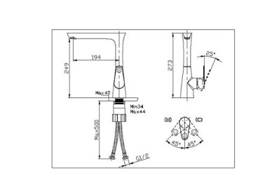 Single Hole Kitchen Sink Water Faucet Tap Contemporary Home Use Faucet supplier