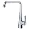Polished Chrome Kitchen Sink Water Faucet , Deck Mounted One Hole Kitchen Faucet supplier
