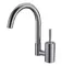 Single Hole Chrome Kitchen Sink Water Faucet / High Arc Purity Brass Home Kitchen Tap supplier
