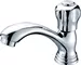 Traditional Chrome Plated Single Cold Water Taps Brass Faucet with Ceramic Cartridge supplier