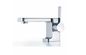 Contemporary Square Single Hole Bathroom Sink Faucet , Single handle Solid Brass Basin Mixer supplier